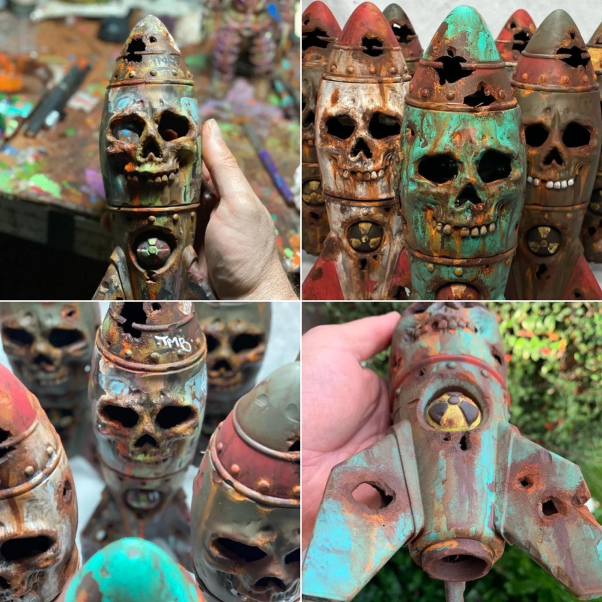 🔥Last Day Promotion-50% OFF🔥2023 New Skull Bomb - Nuclear Warhead Decor