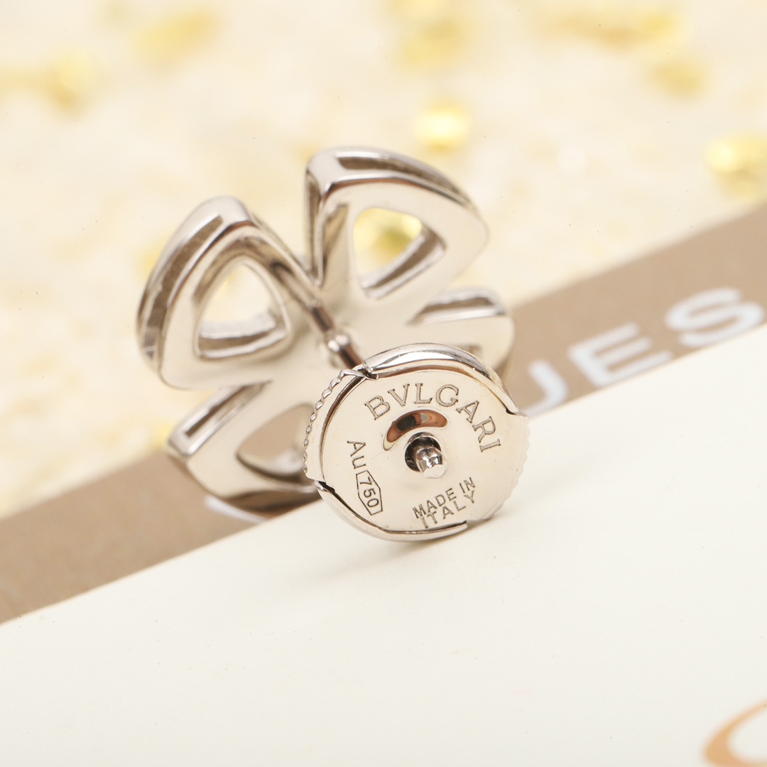 Bulgari Petal Polished Earrings