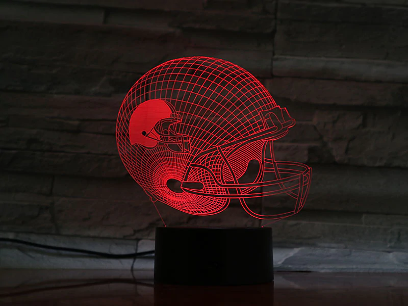 CLEVELAND BROWNS 3D LED LIGHT LAMP
