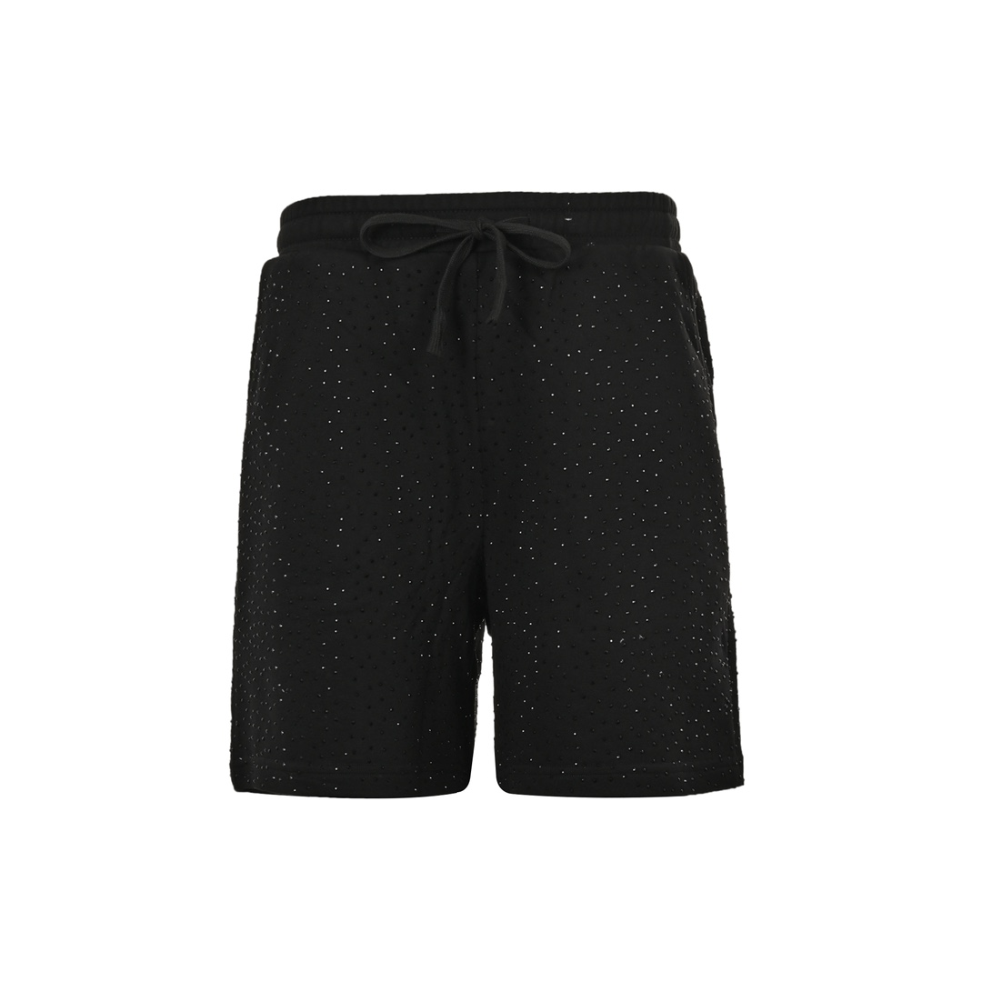 Balenciaga 24ss star-studded rhinestone shorts