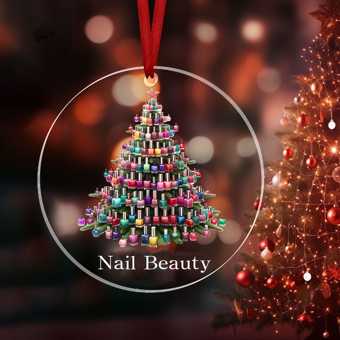 💅Nail Beauty Christmas Tree Ornament