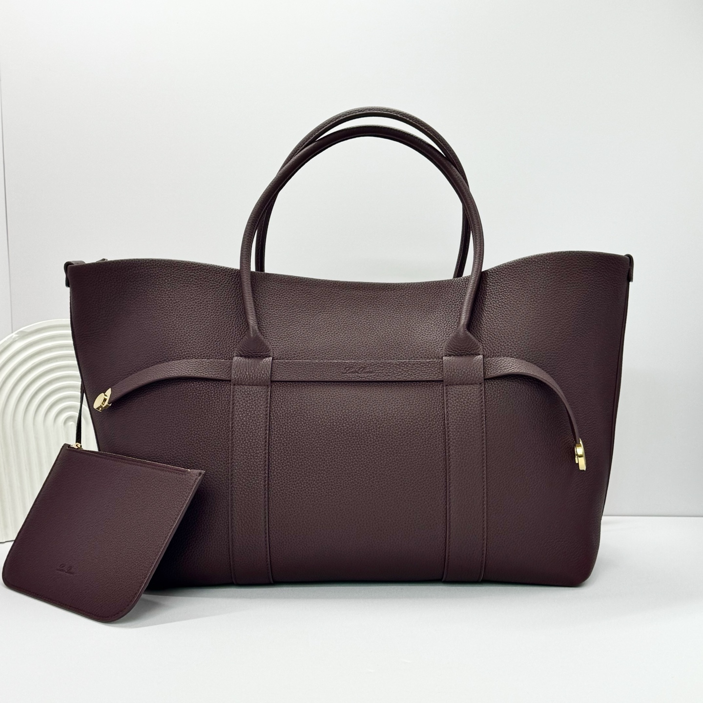 Loro Piana Ghiera Shoer Large Shopping Bag FAO7475