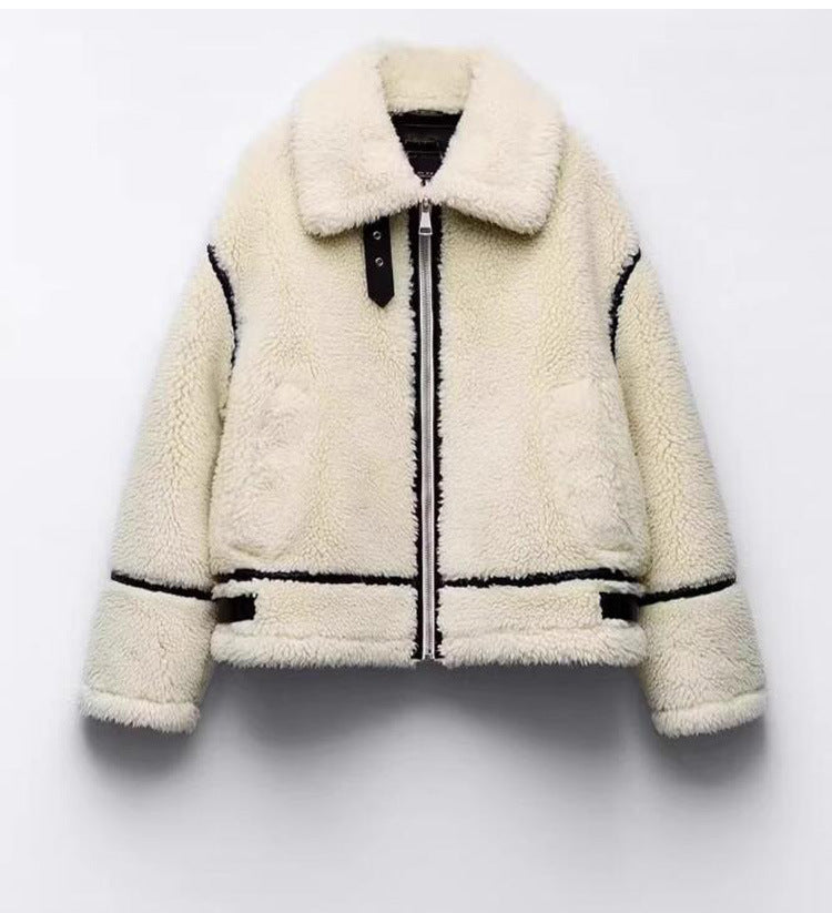 Casual Berber Fleece Coat in Fashionable Style