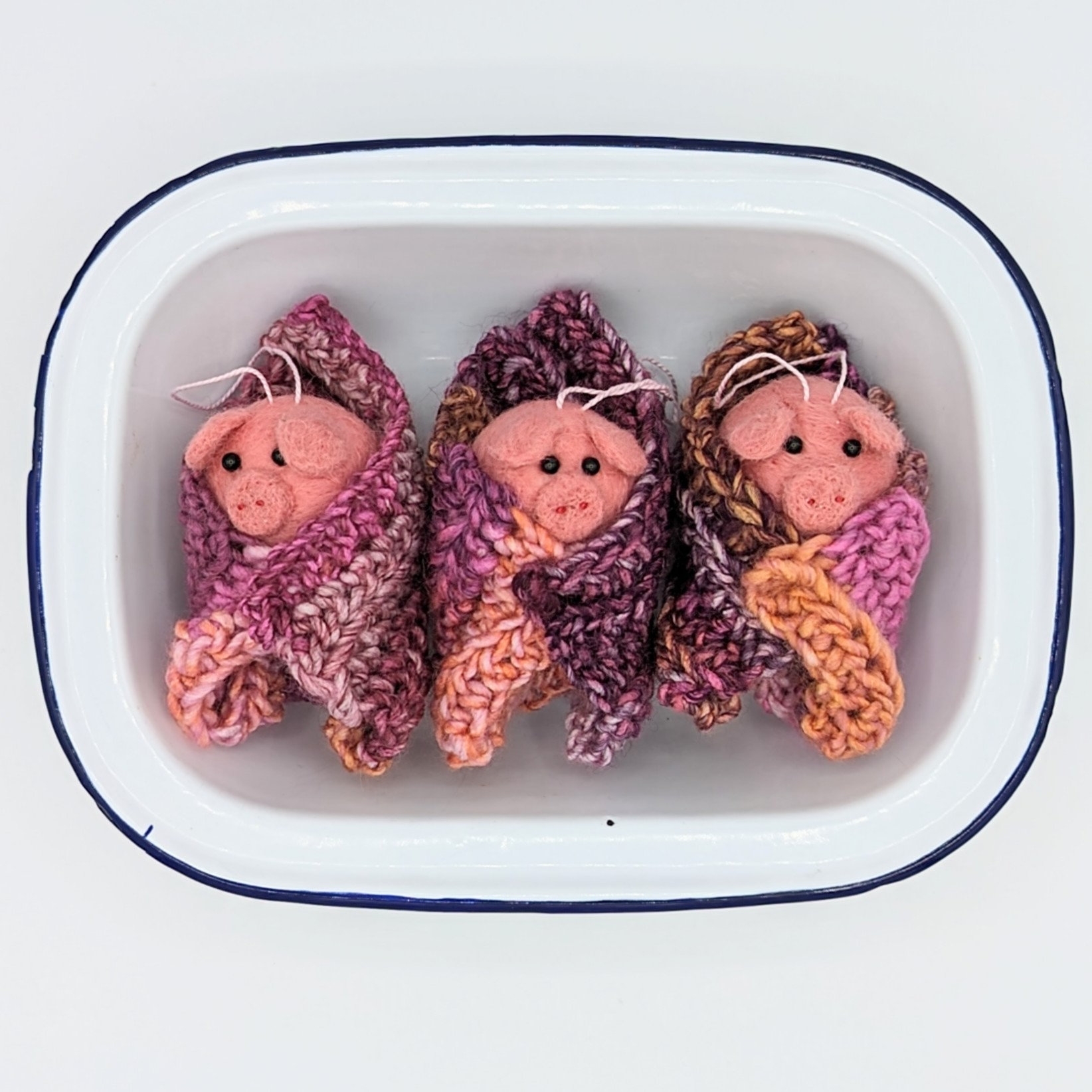 Pig In Blankets Christmas Tree Decorations