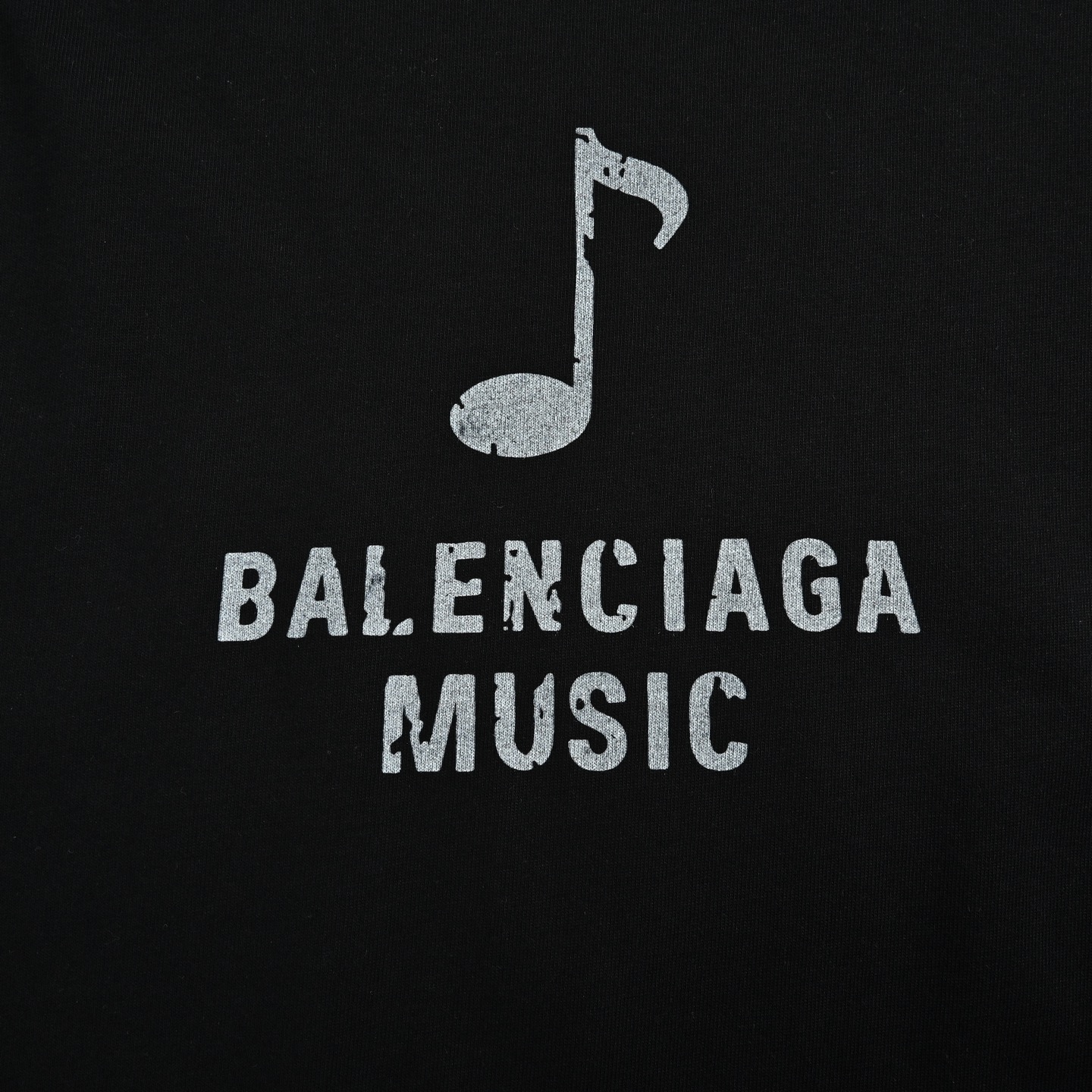 Balenciaga 25ss Music Capsule Note Oil Painting Print Short Sleeve