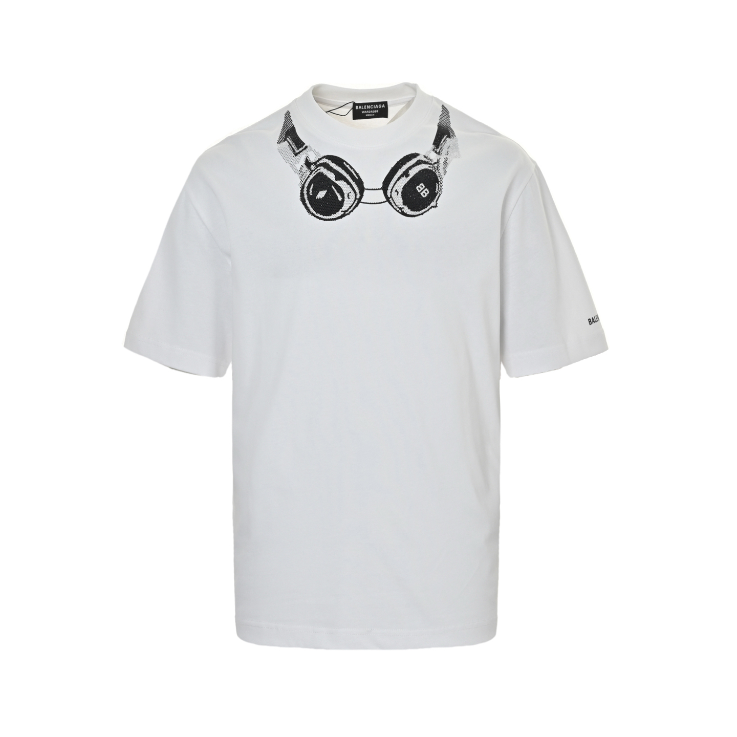 Balenciaga diamond earphones short sleeves