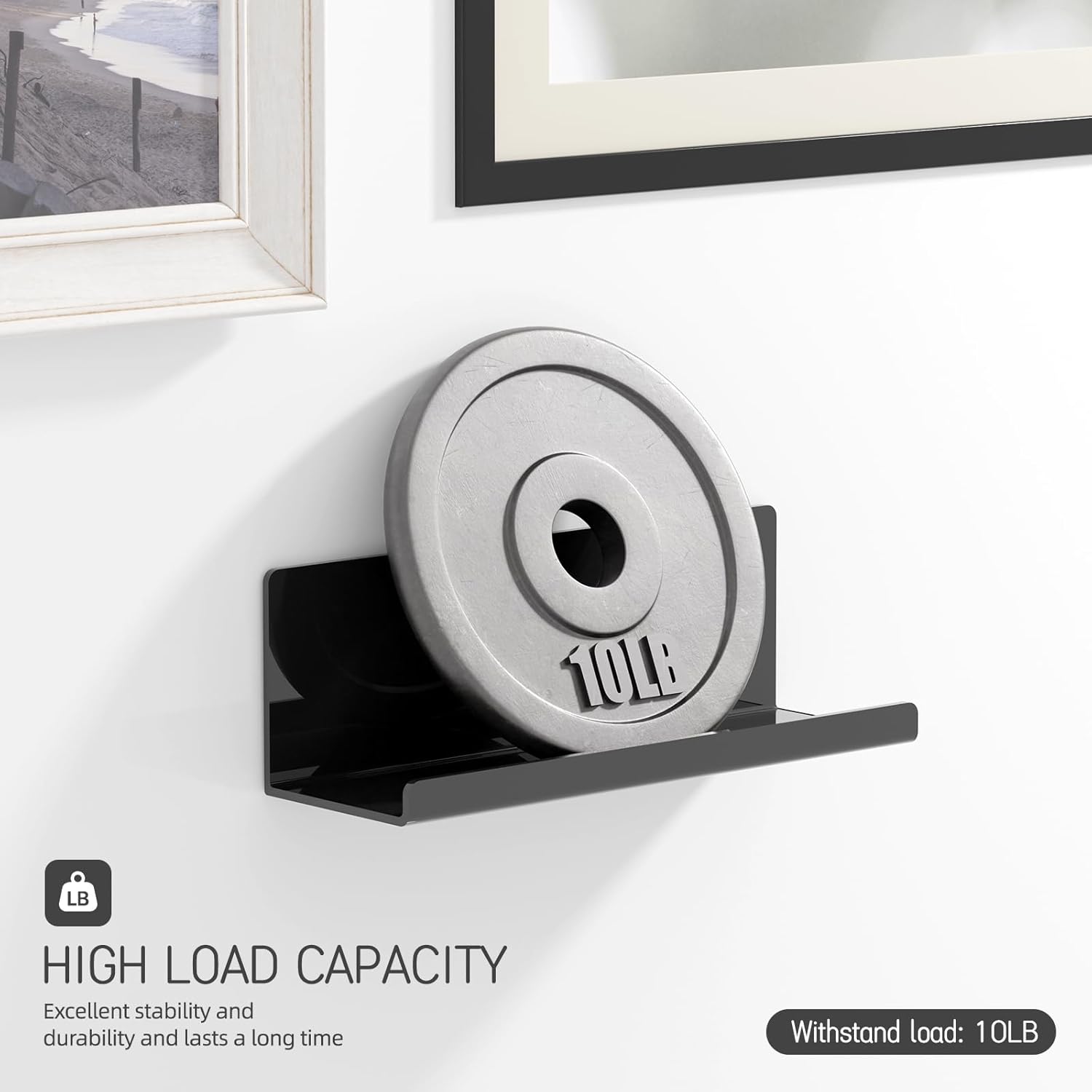 Acrylic Floating Shelves for Wall No Drilling