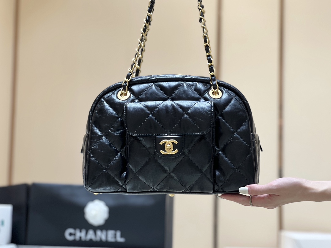Chanel 24A Small Bowling Bag AS4905