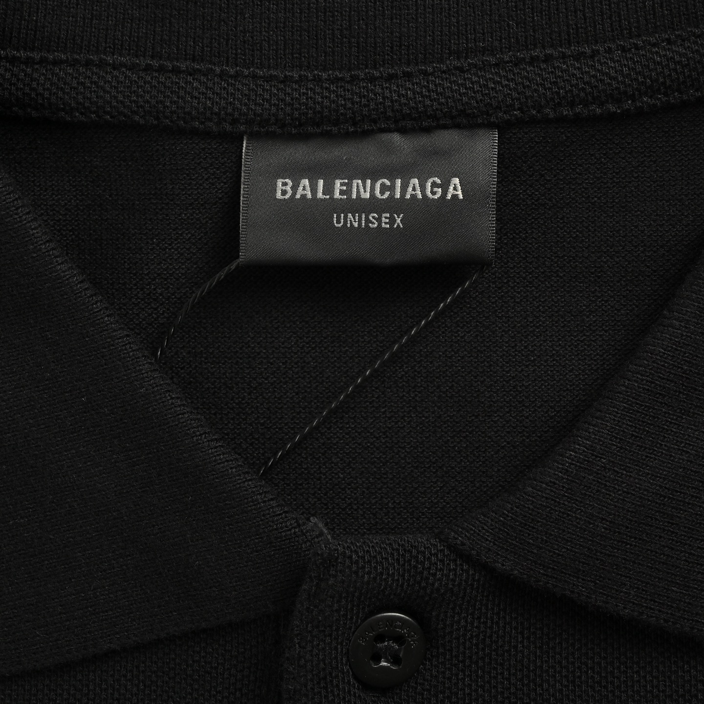 Balenciaga 25ss wheat ear red label Polo short sleeve