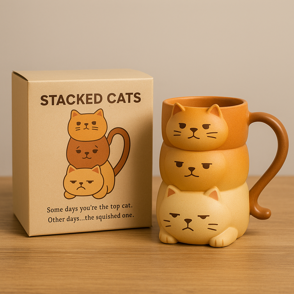 ☕STACK IT UP Emotional Stacking Cup Collection