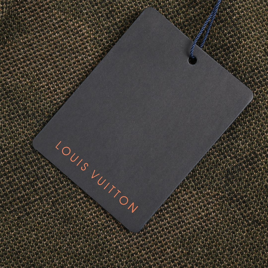 Louis Vuitton 24Fw Western denim jacquard camouflage knit jacket
