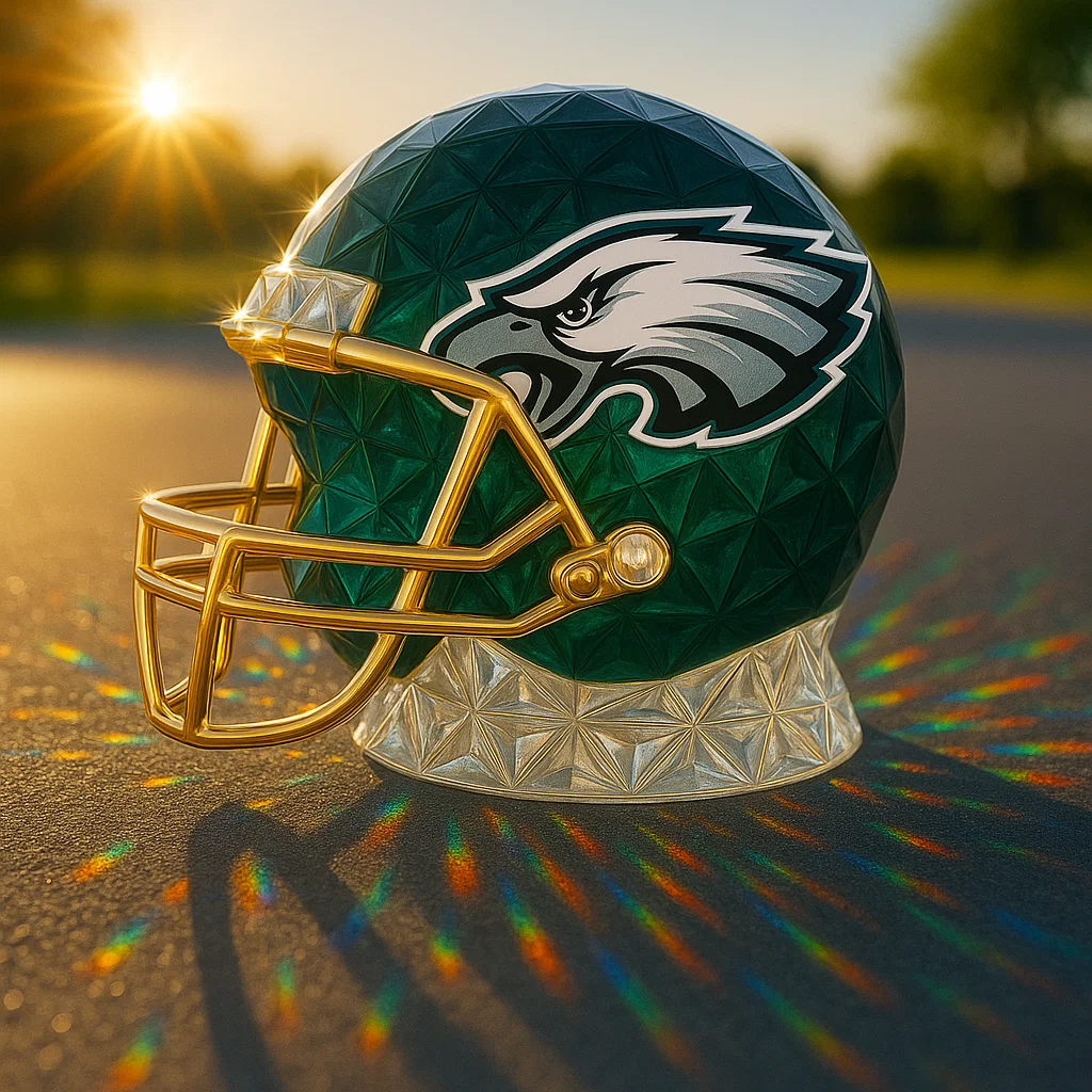 Legends in Crystal: The NFL Helmet Sculpture Series