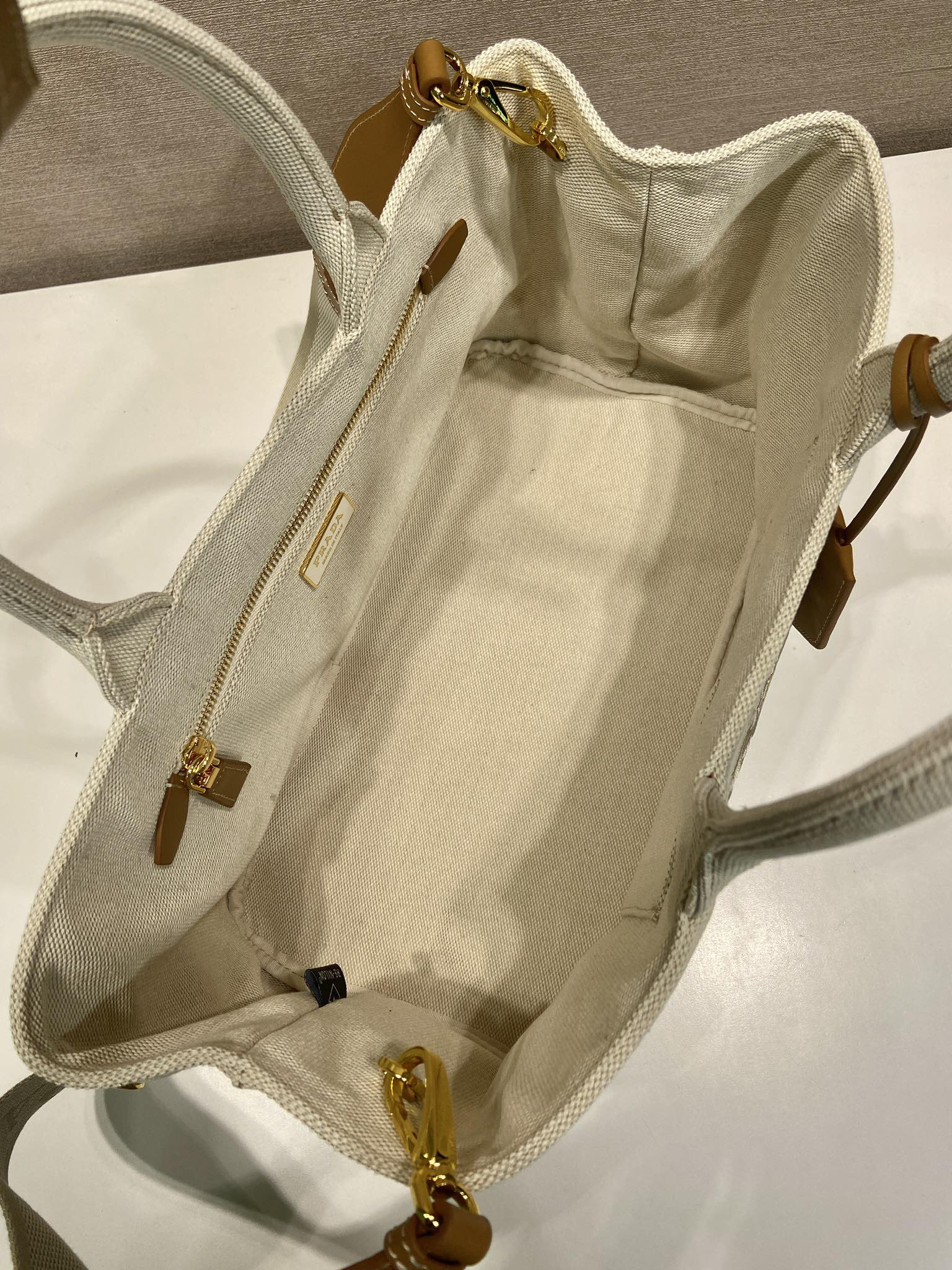 Prada Canvas Medium Handbag 1BG554
