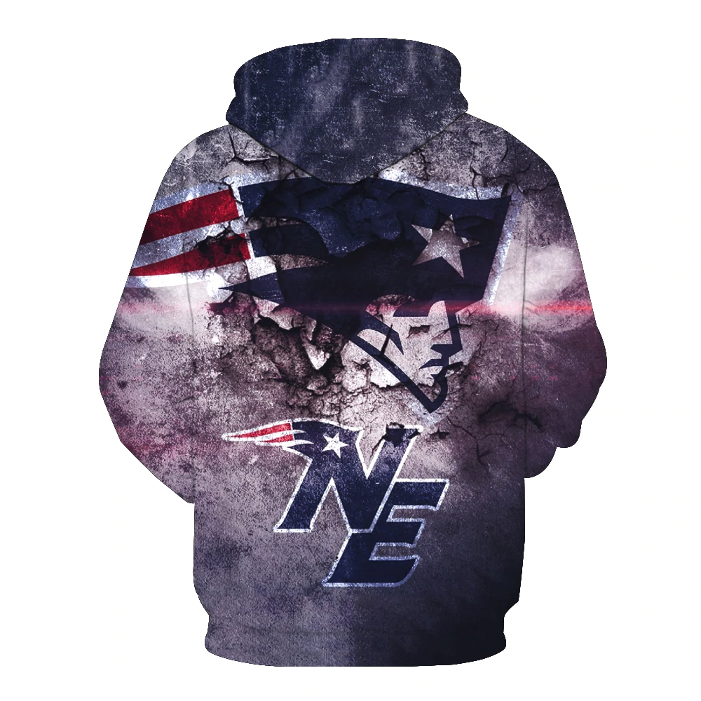 PATRIOTS 3D HOODIE 2989
