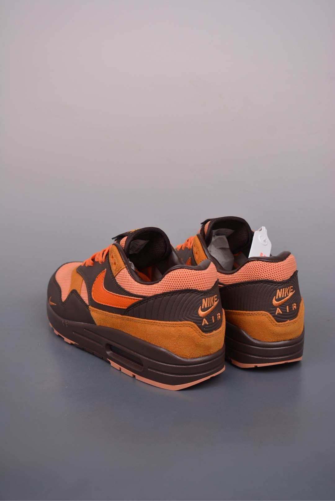 Nike Air Max 1 Premium King's Day Dark Brown and Orange HF7346-200
