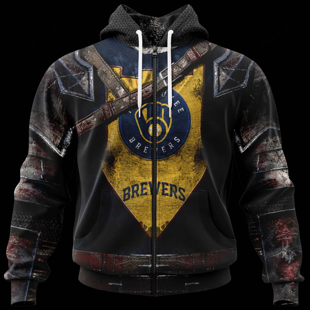 MILWAUKEE BREWERS 3D WARRIORS HOODIE
