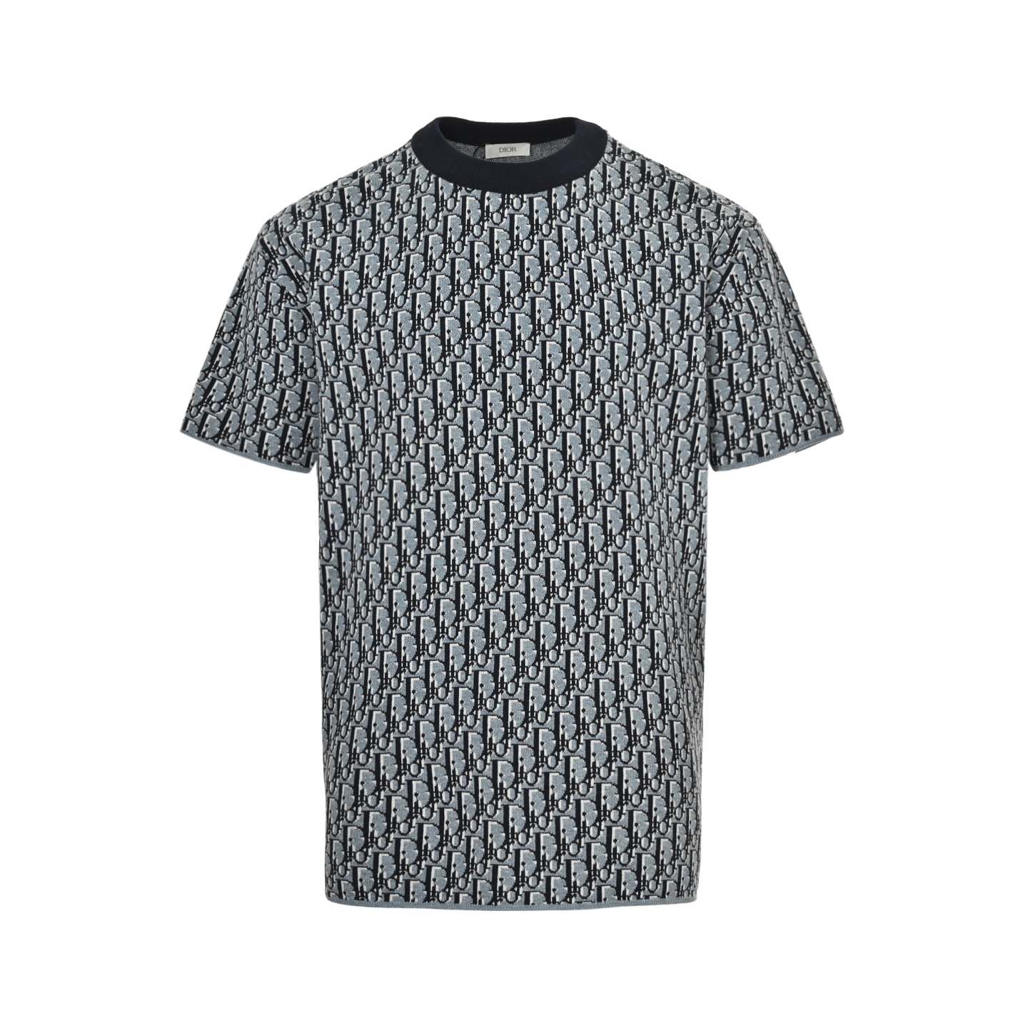 Dior 25ss all over jacquard logo knitted short sleeves