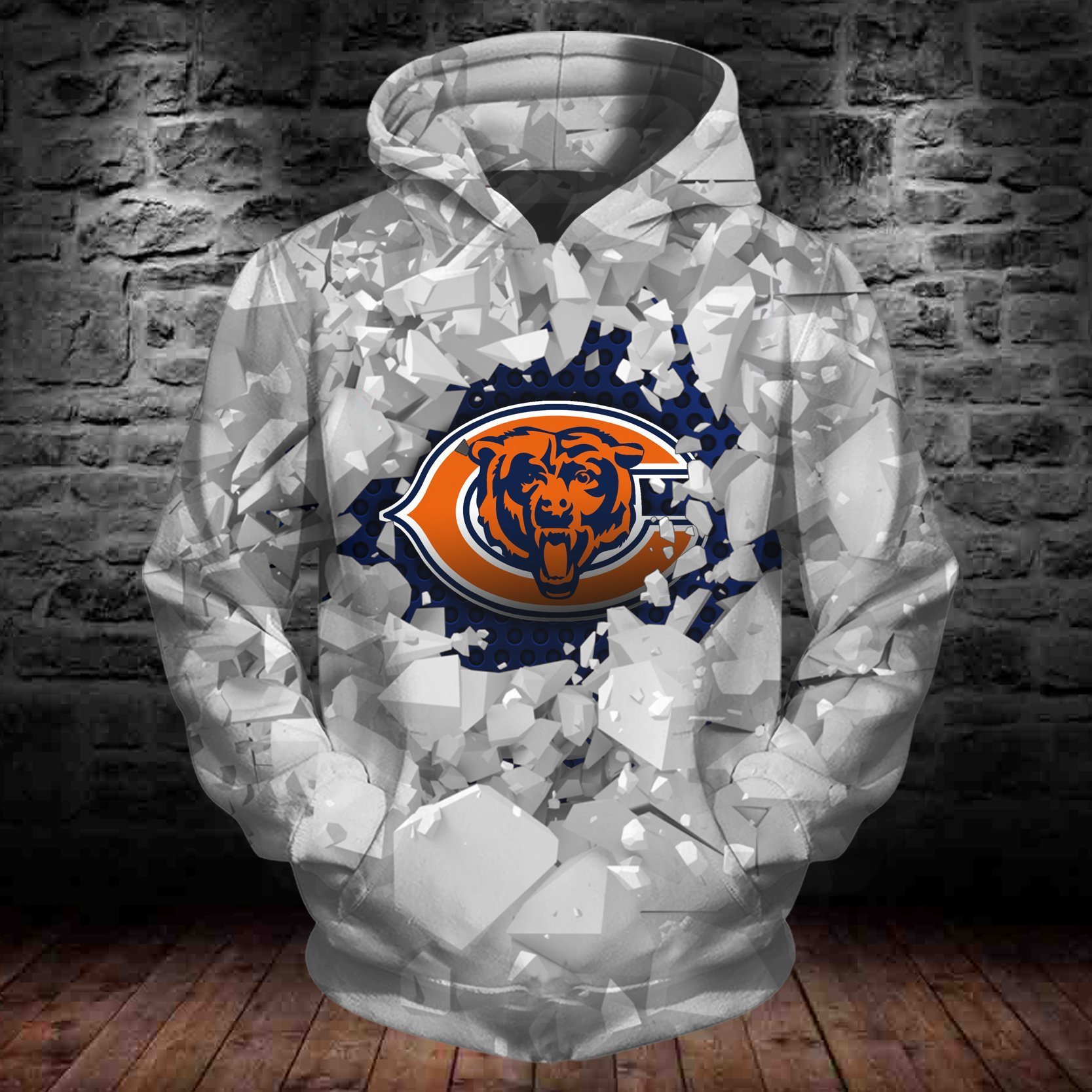 BEARS HOODIE 3D ICE