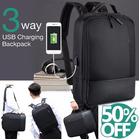 Premium Anti-theft Laptop Backpack with USB Port - BUY 2 GET EXTRA 10% OFF & FREE SHIPPING