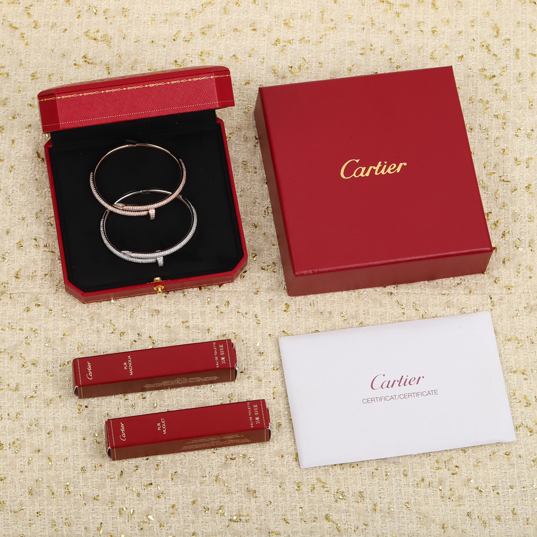 Cartier full diamond nail bracelet