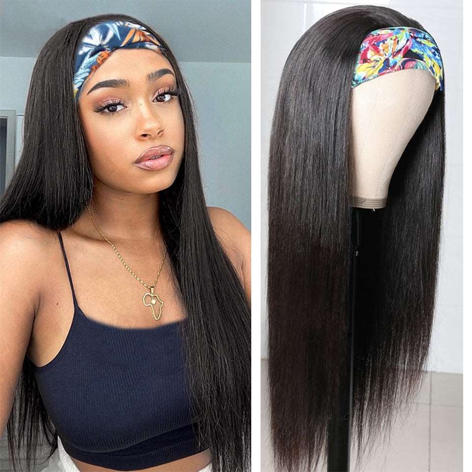 Luna 011 Headband Wig for Women | Free Random Style Headband