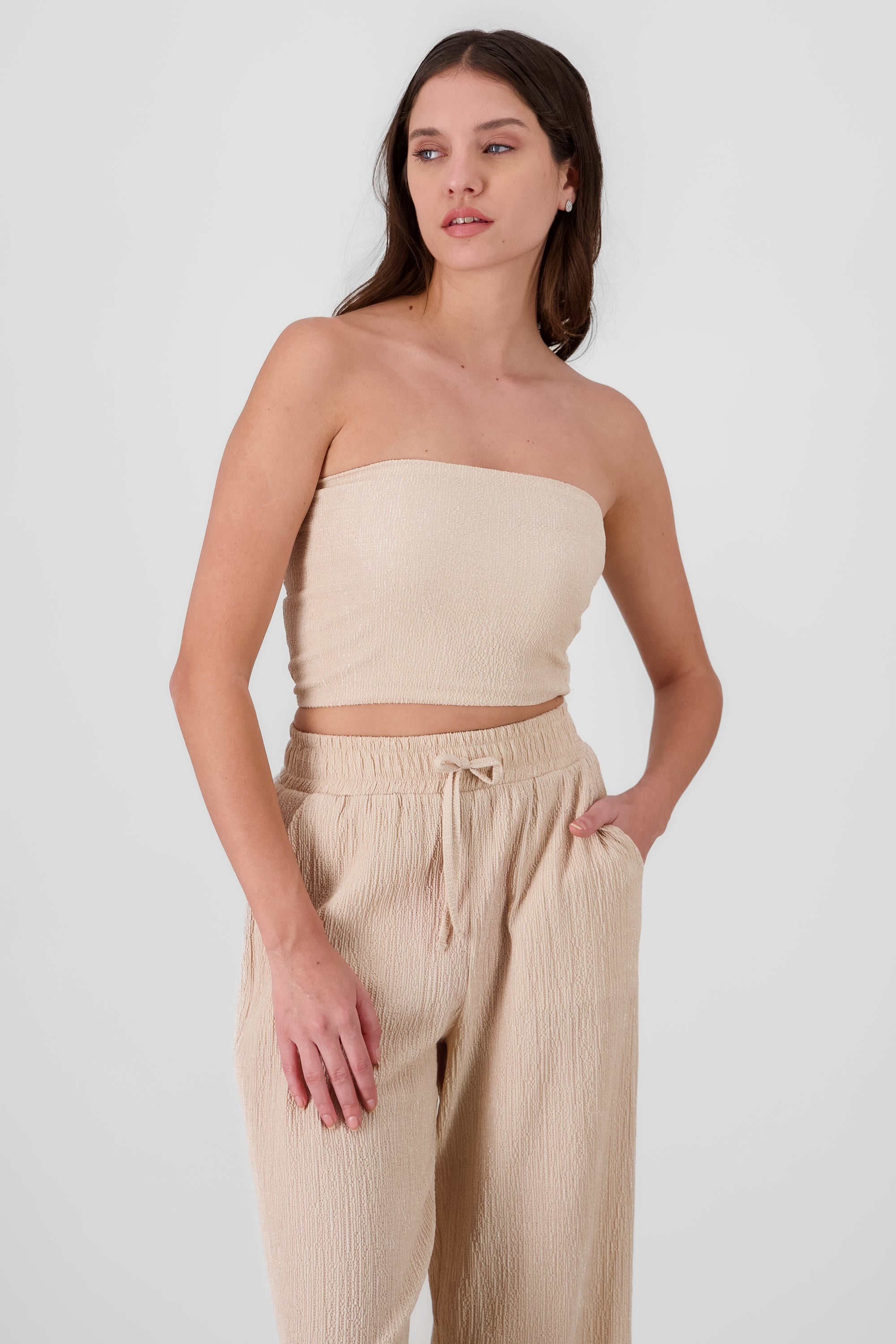 Textured Bandana Top