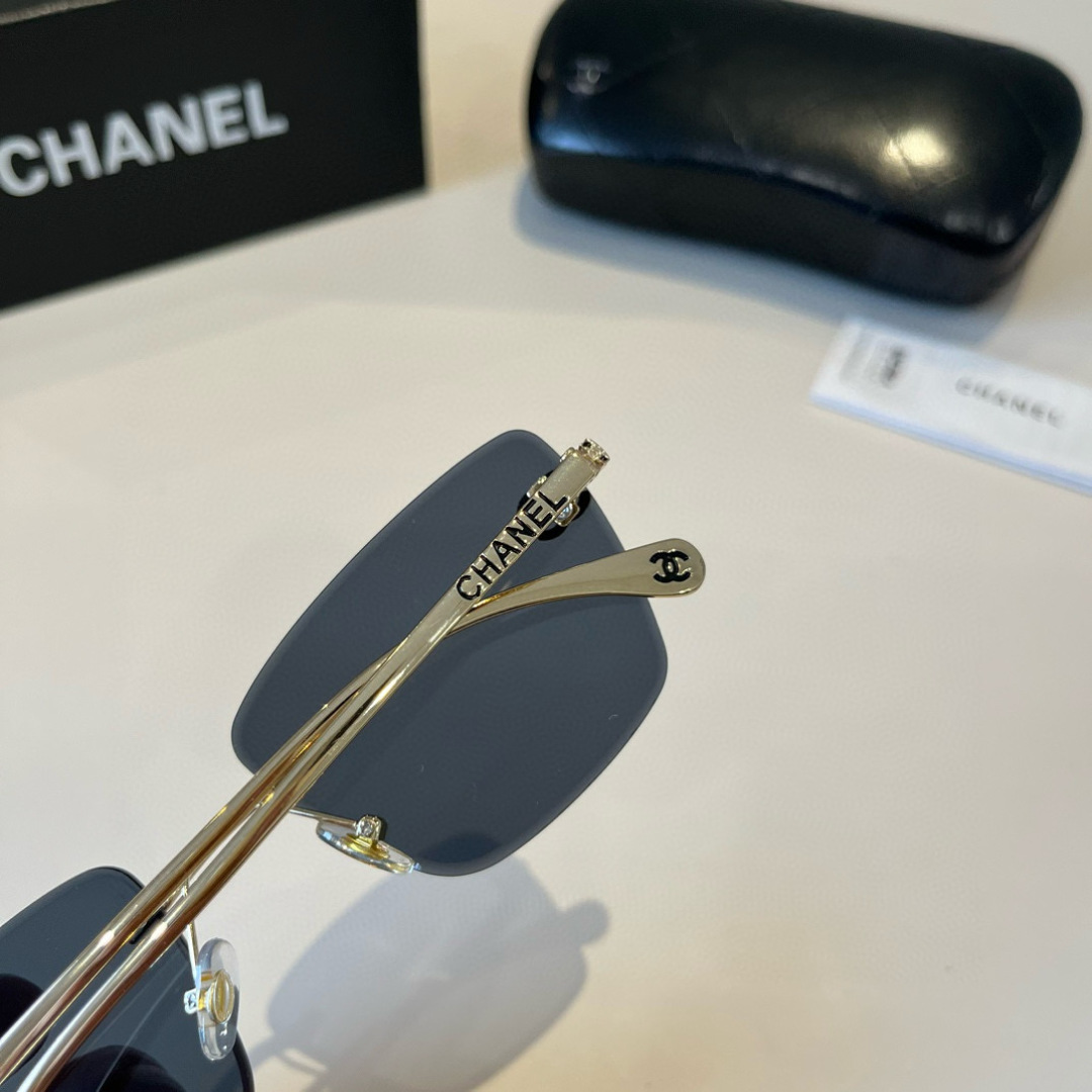 Chanel rimless sunglasses