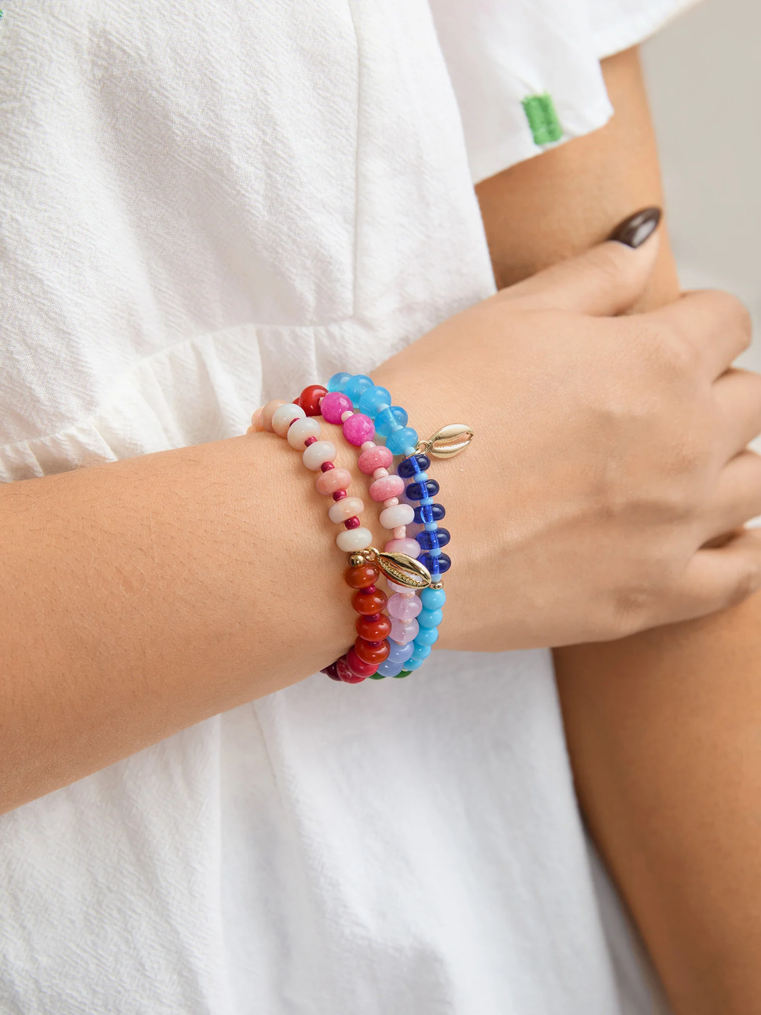 Colorful Beaded Stack Bracelet