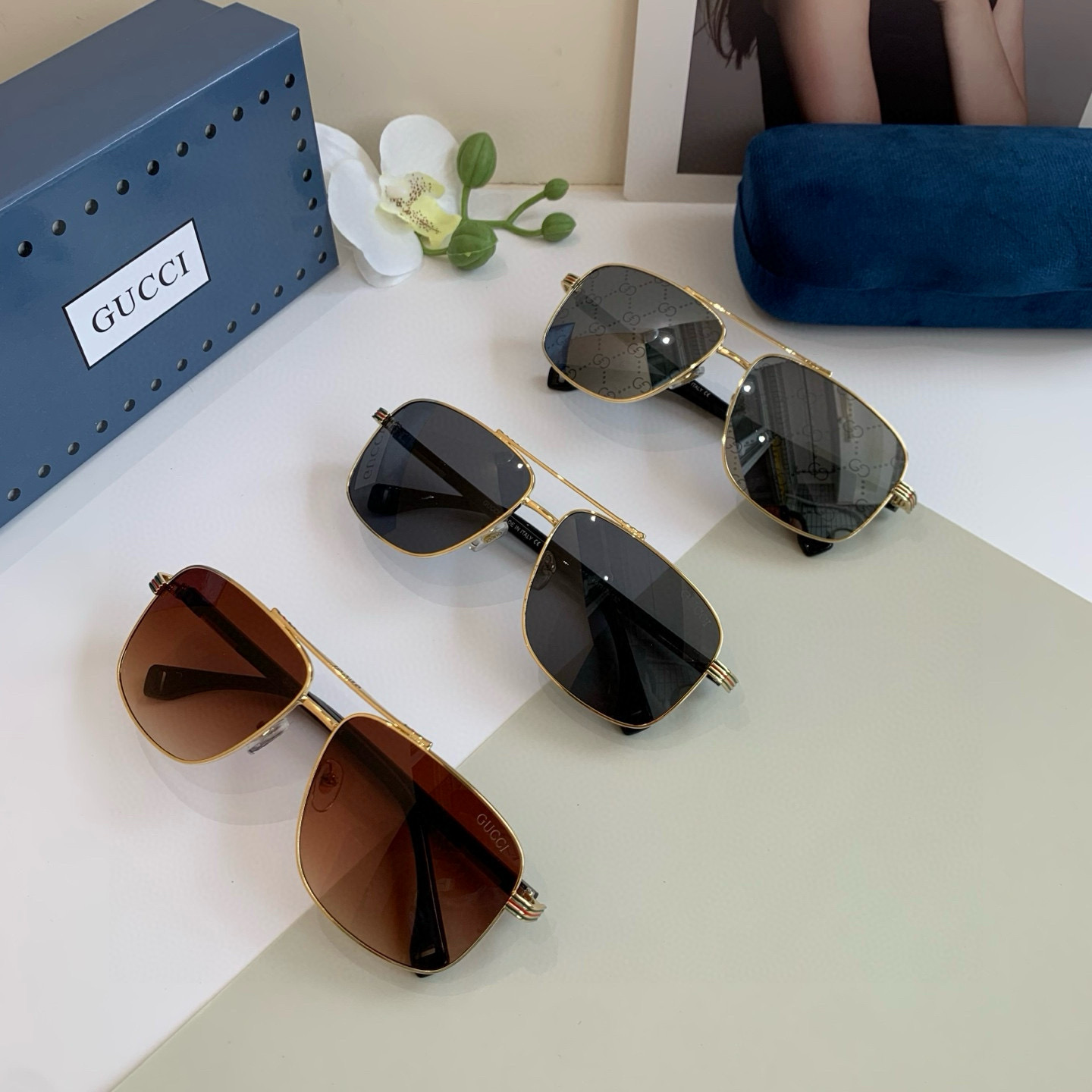 Gucci Round Frame Sunglasses