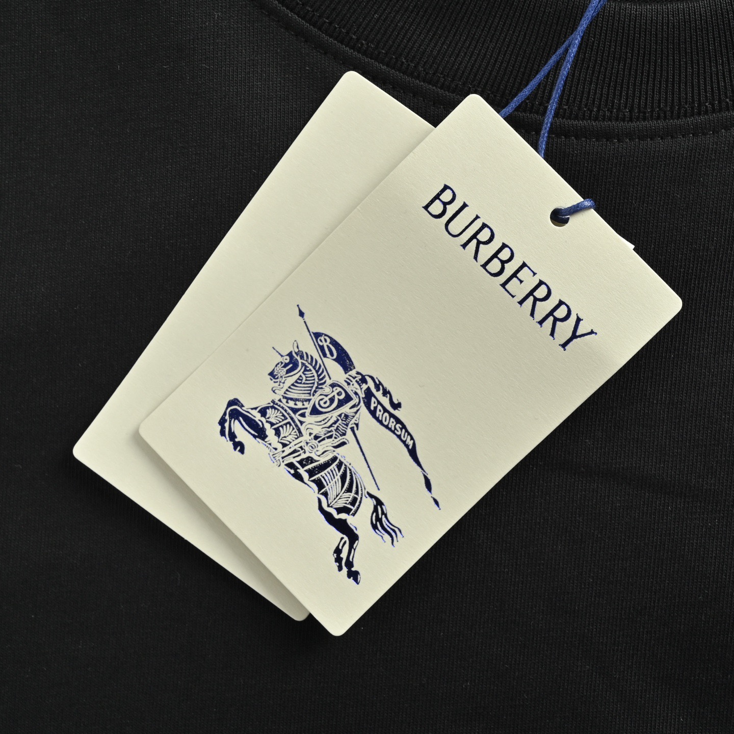 Burberry 25ss warhorse embroidered shoulder plaid ribbon short sleeve