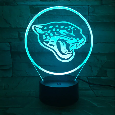 JACKSONVILLE JAGUARS 3D LED LIGHT LAMP