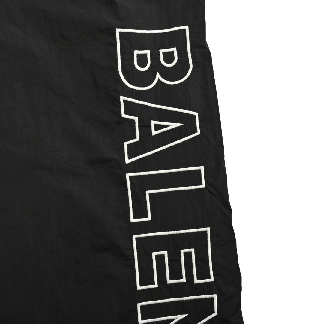 Balenciaga Embroidered Woven Nylon Trousers
