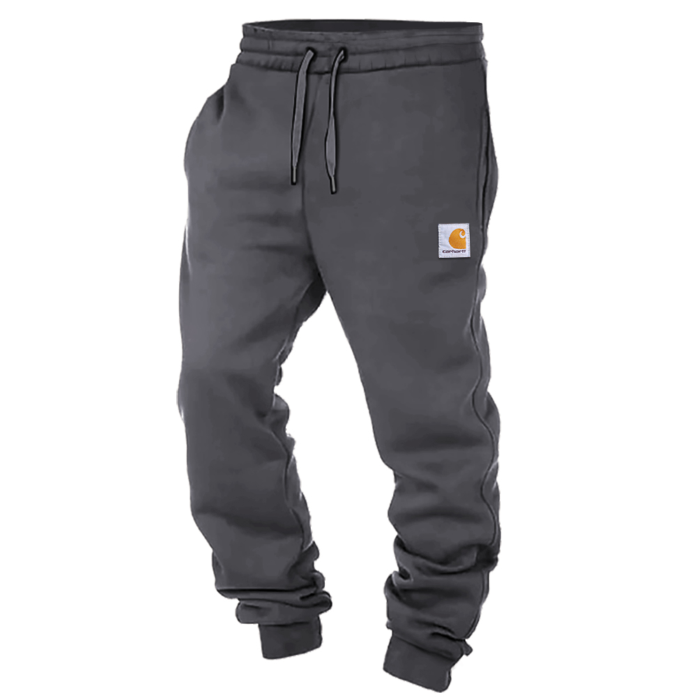Men's Black Jogger with Iconic Patch - Perfect for Casual and Active Wear