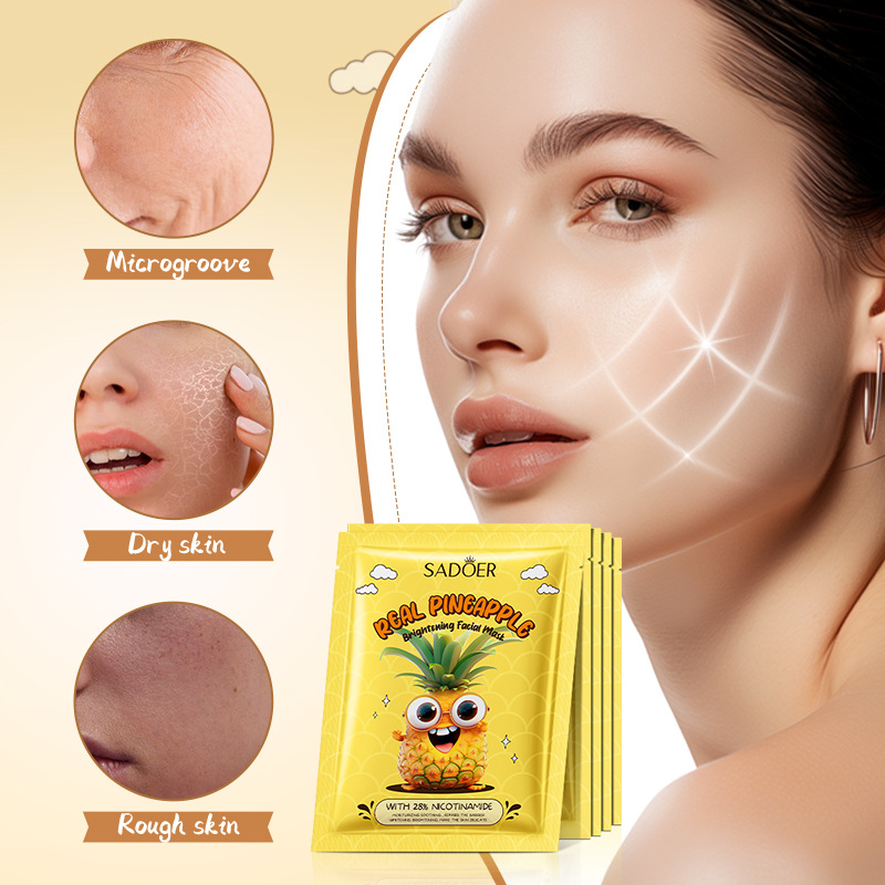 Fruit Niacinamide Series Mask Brightens and Moisturizes the Skin to Make It More Soft, Moisturized and Shiny