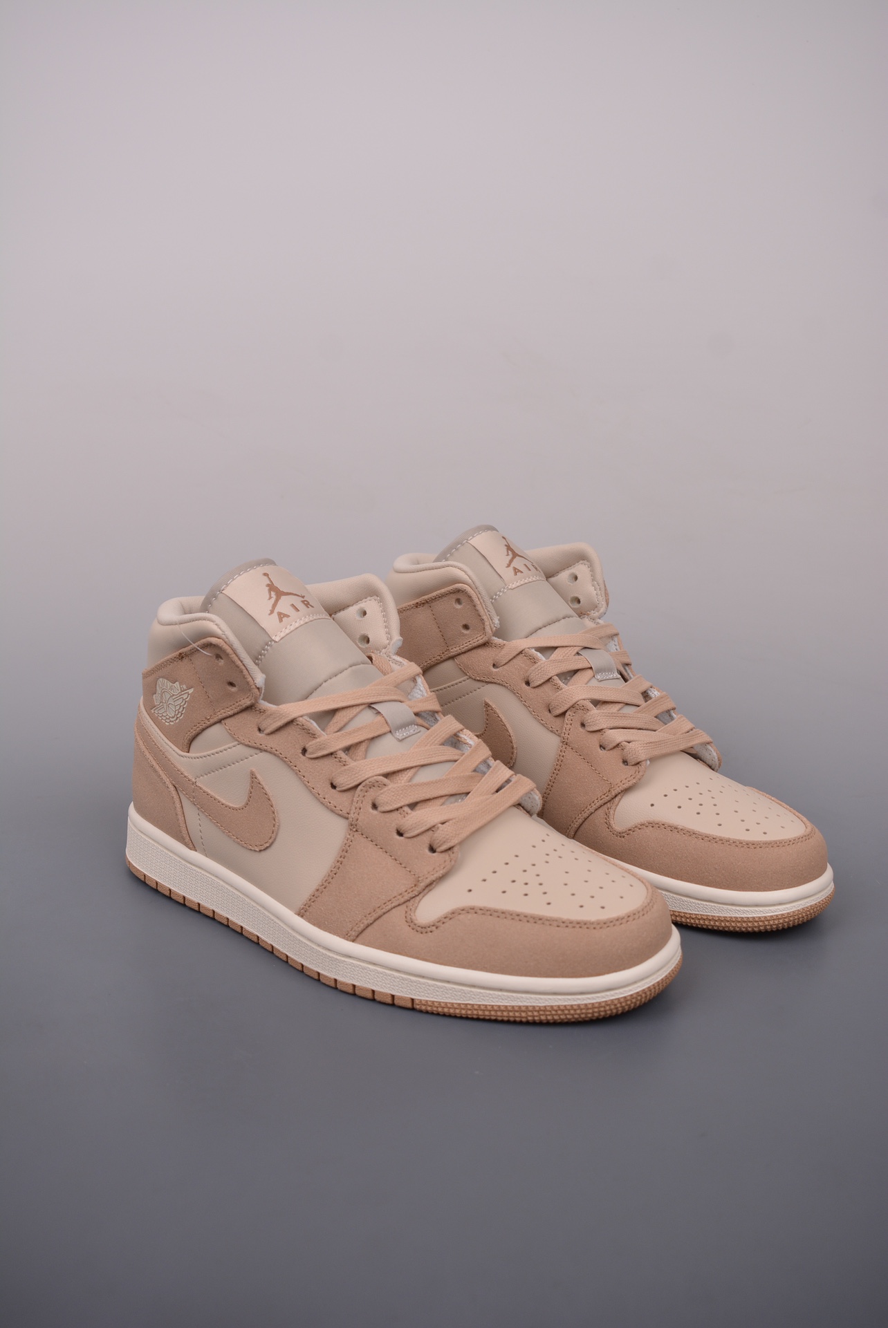 Air Jordan 1 Mid Light Brown Toe  FJ3448-200