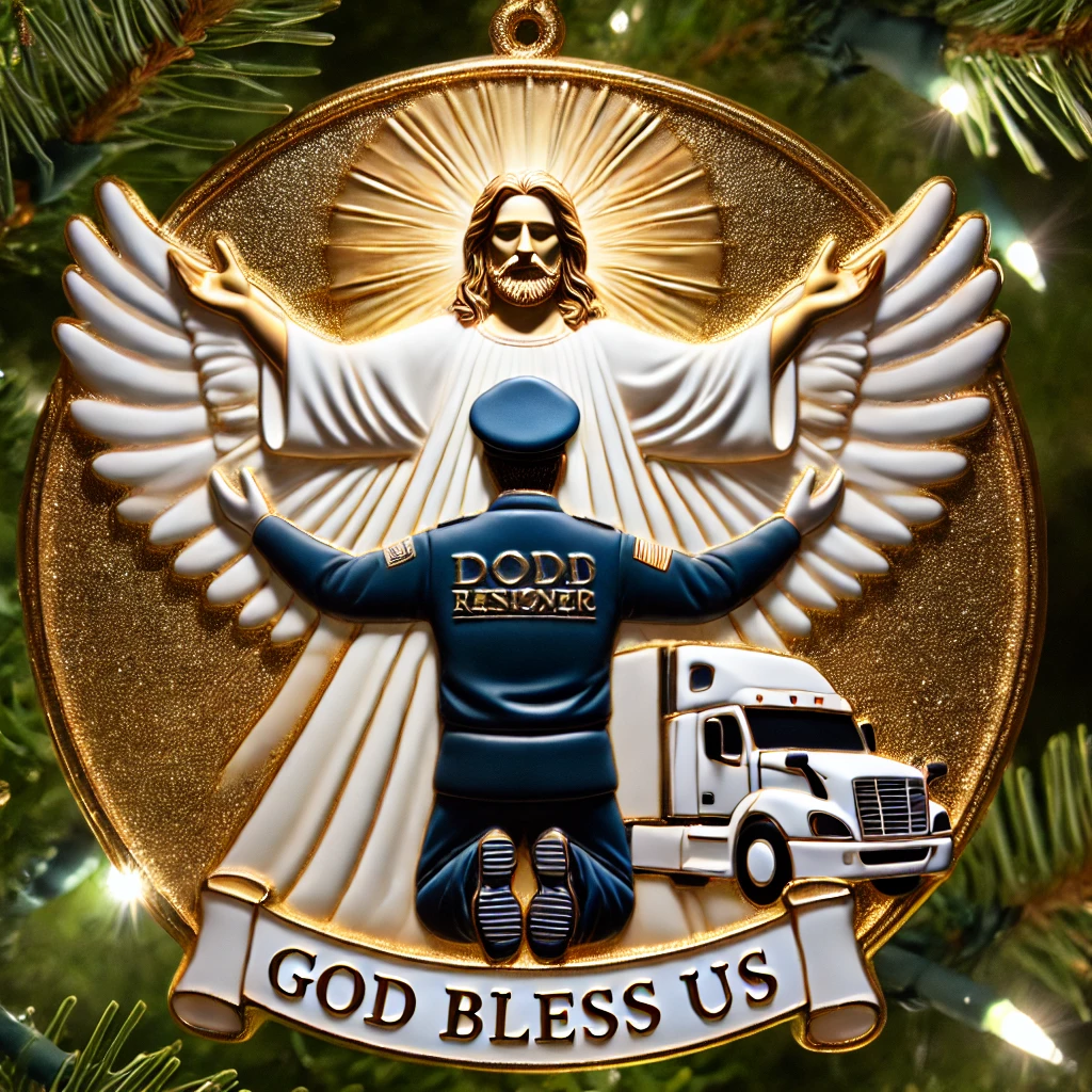 God Bless Us Ornament