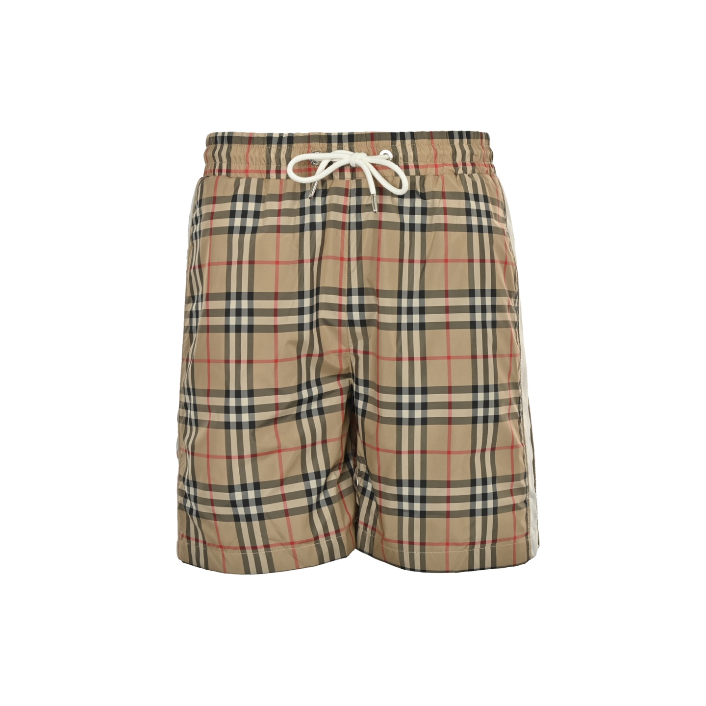 Burberry 25ss side lettering check beach shorts