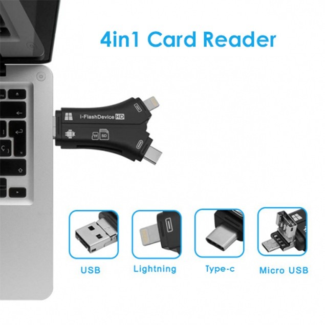 Black Friday Promotion 50% OFF - 4-in-1 Media Transfer with Memory Card