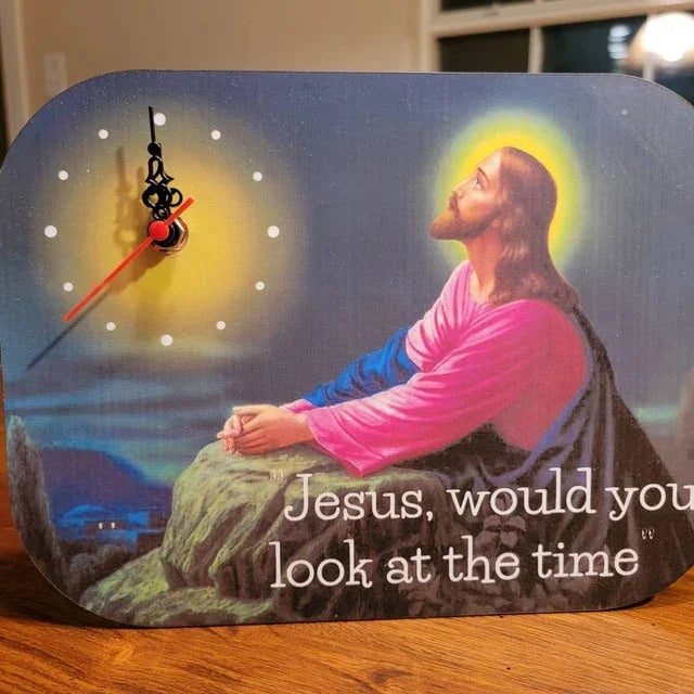 🔥HOT SALE 49%OFF - Jesus Wall Clock | Funny Wall Clock Jesus