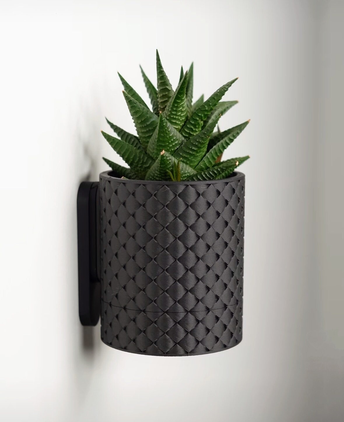 🌺🌺Basket Weave Wall Planter with Hidden Drip Tray