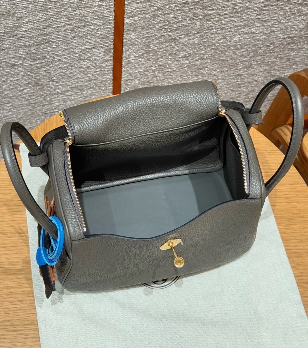Hermès Lindy 8FGirs etain handbag (handmade to order)