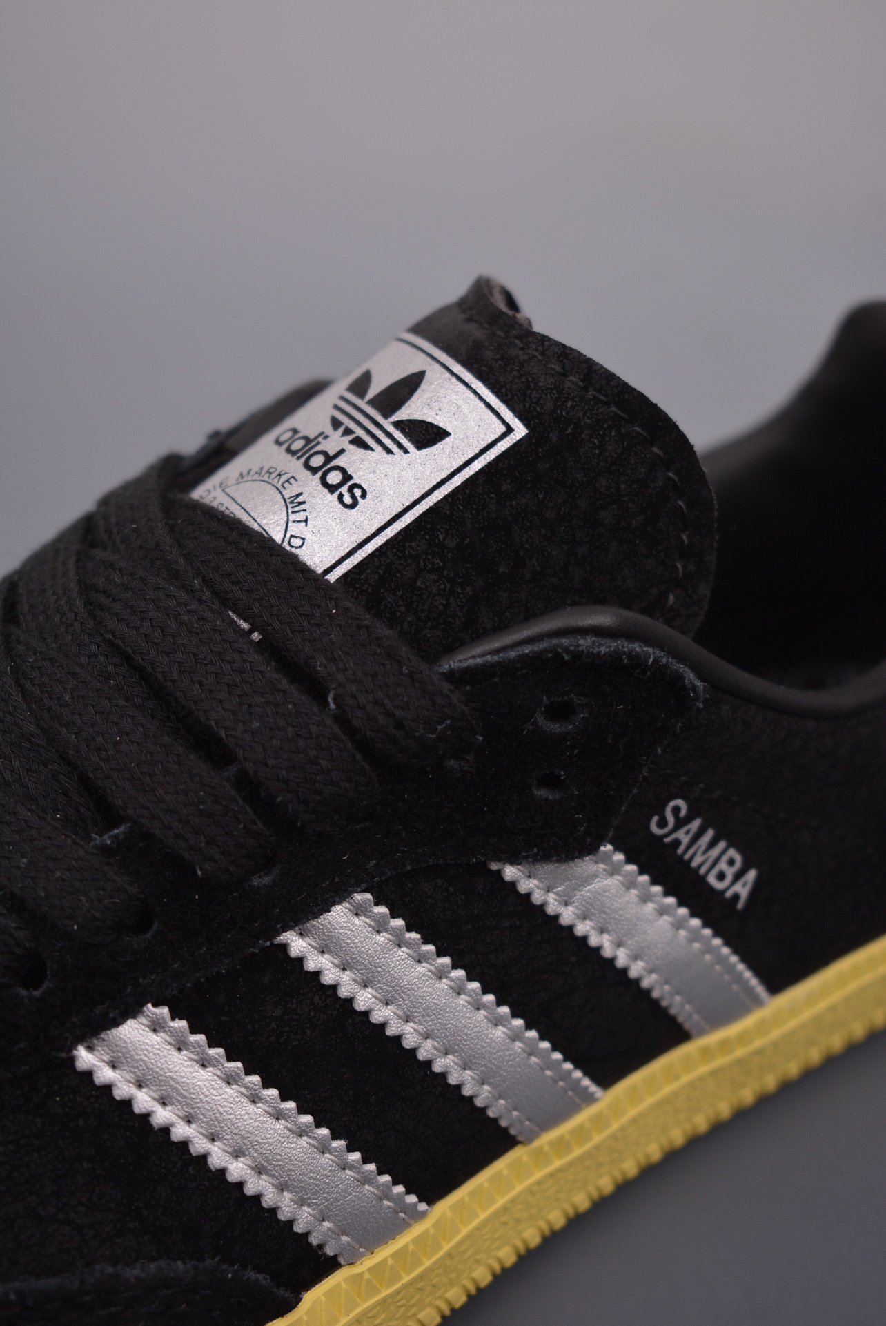 Adidas Samba Vegan Black Yellow IE8128