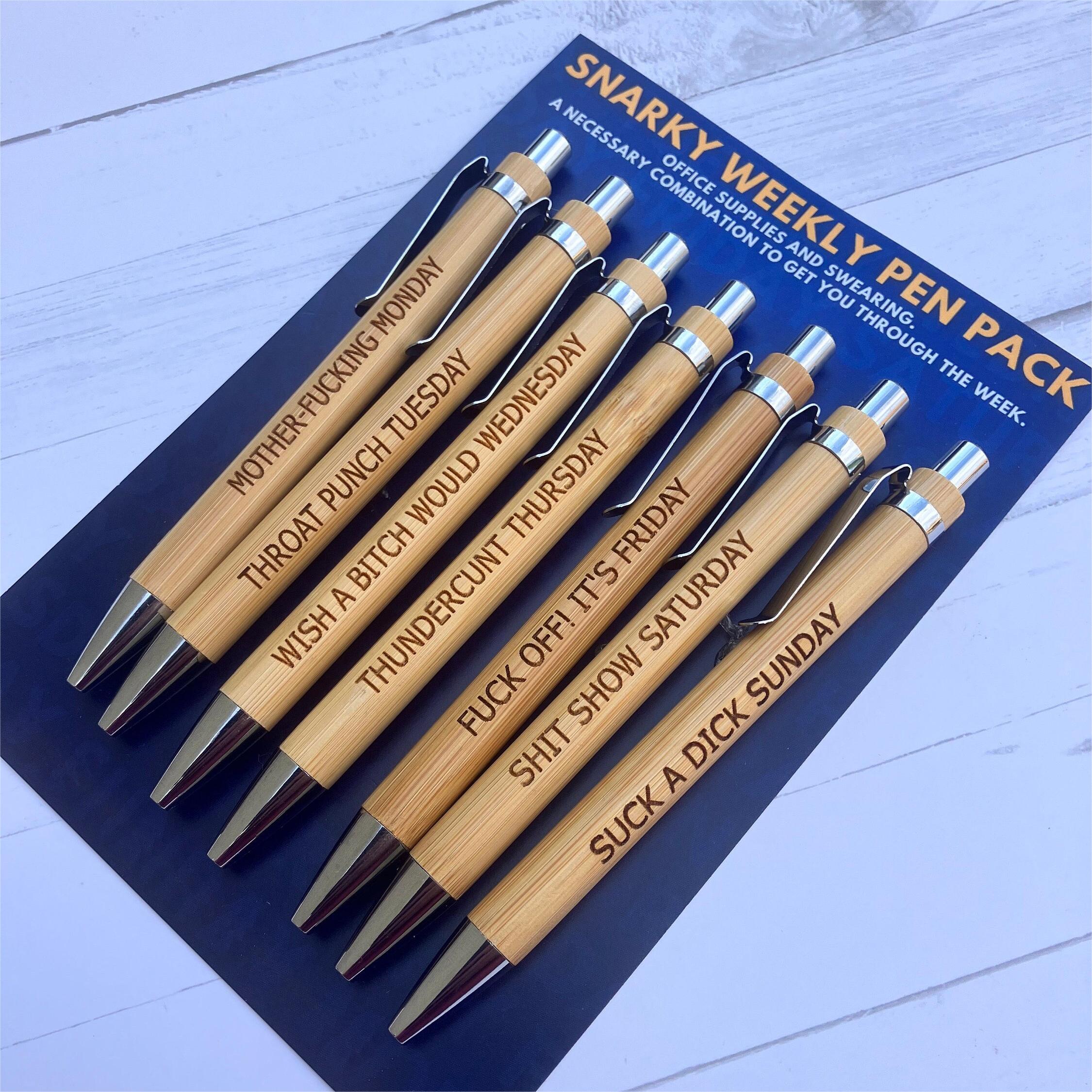 Snarky Daily Pen Set | Show your unique sense of humor at all times