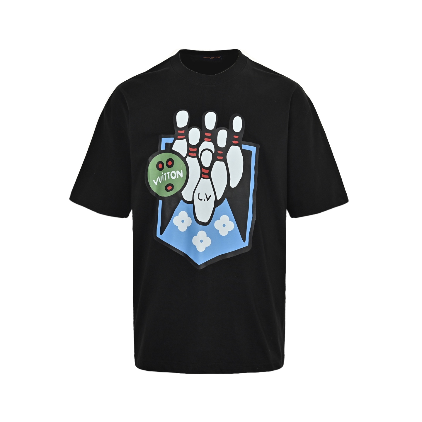Louis Vuitton 25ss bowling print short sleeve