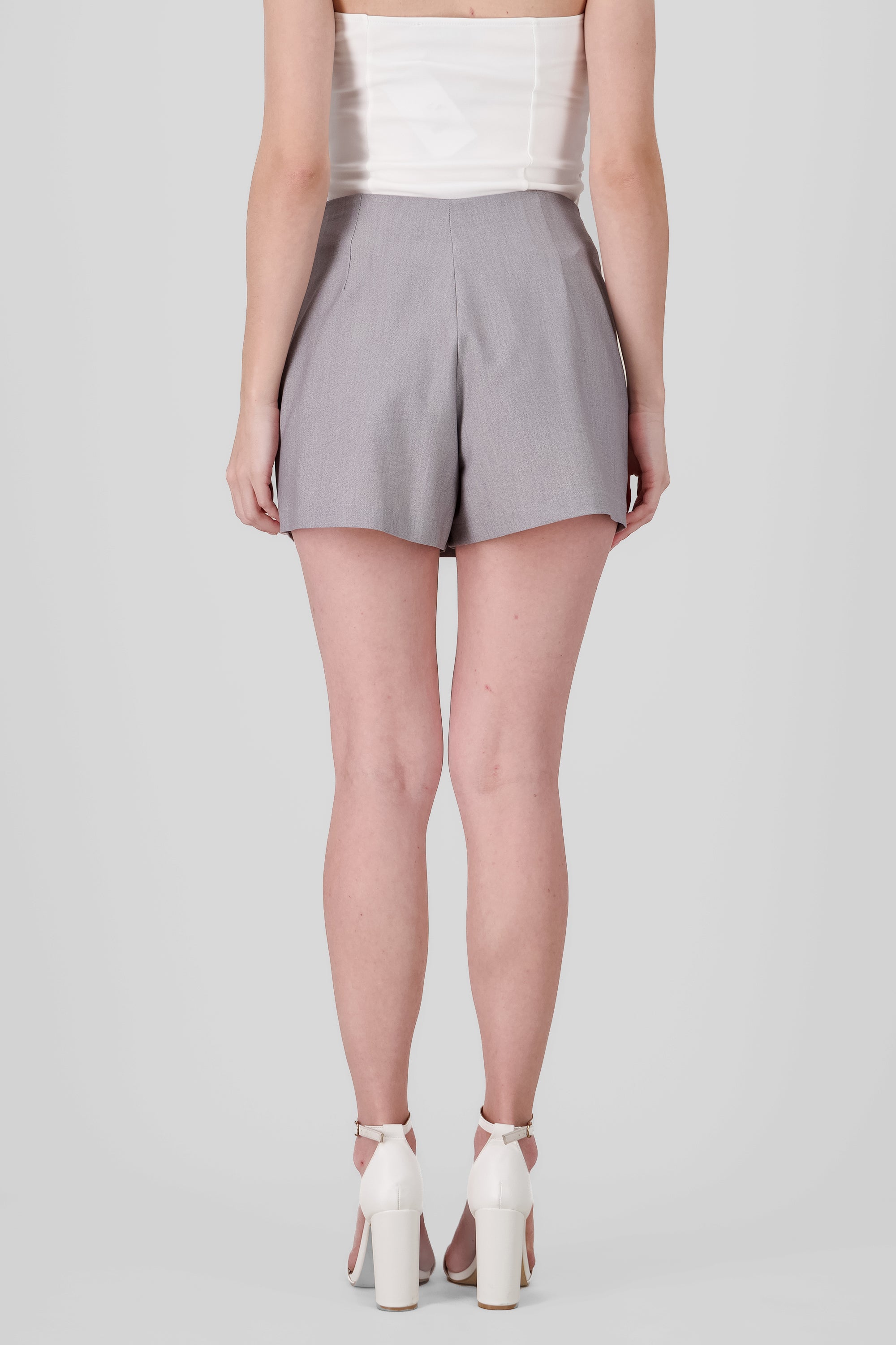 Solid Mini Skirt