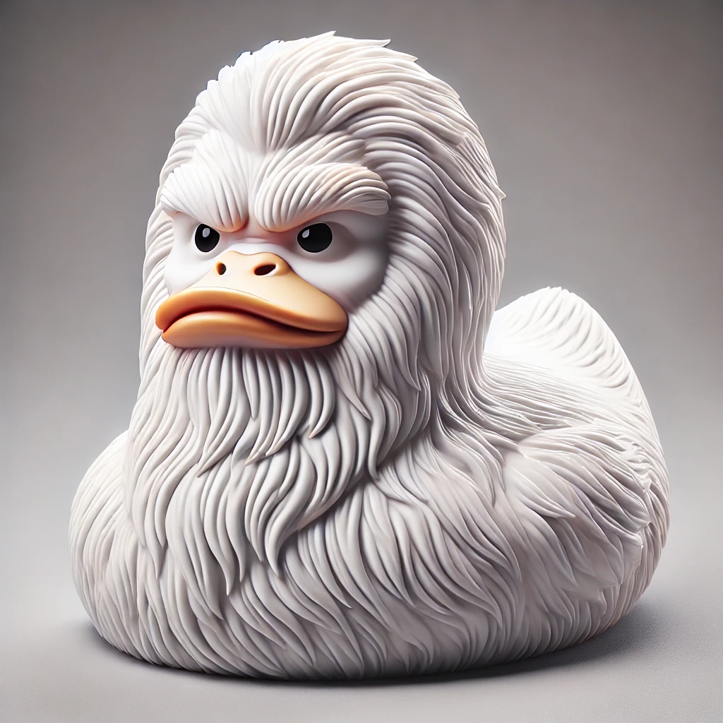 Sasquatch Salute-Bigfoot Duck