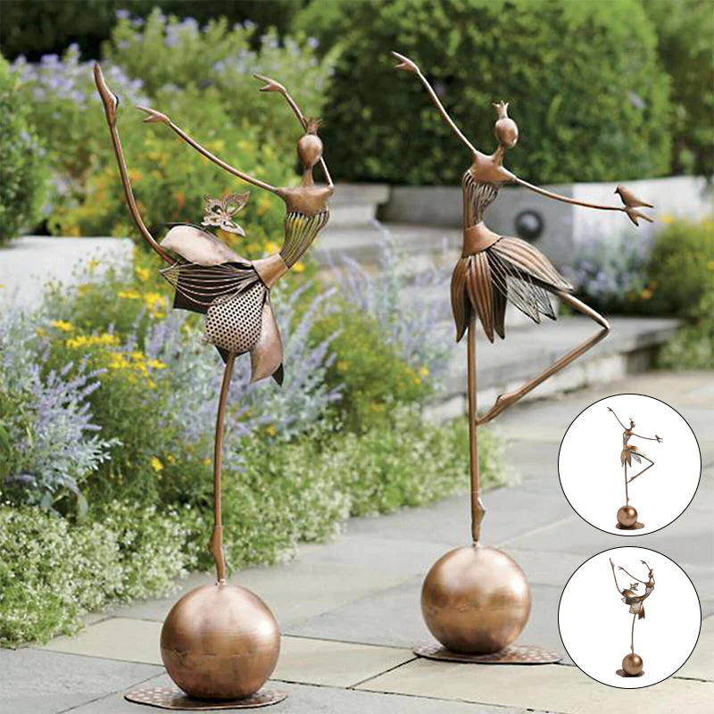 🔥Last Day Promotion-50% OFF🔥Dancing Garden Maid Statues
