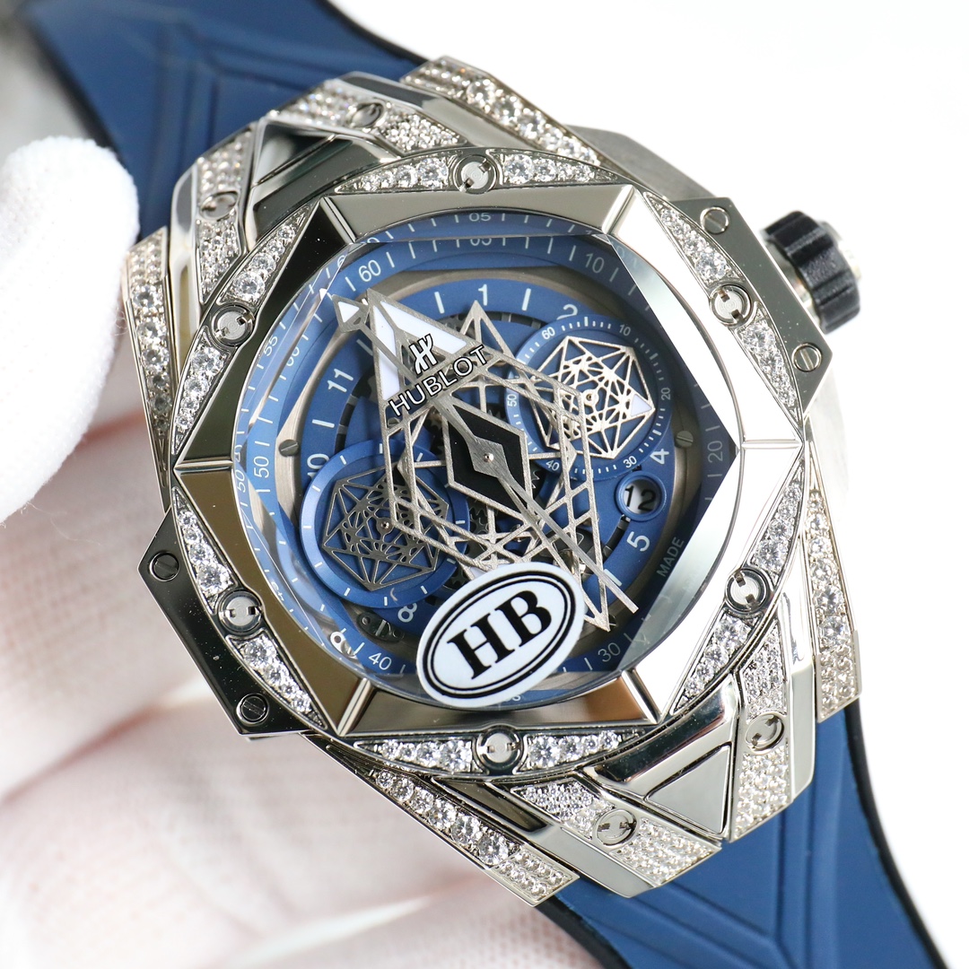 Hublot Big Bang Sang Bleu Ⅱ Tattoo Second Generation Watch