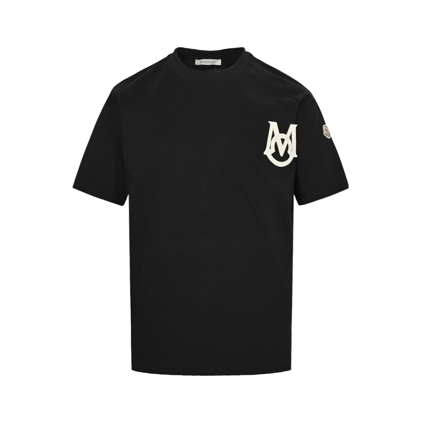 Moncler 25ss M letter cat ears embroidered short sleeves