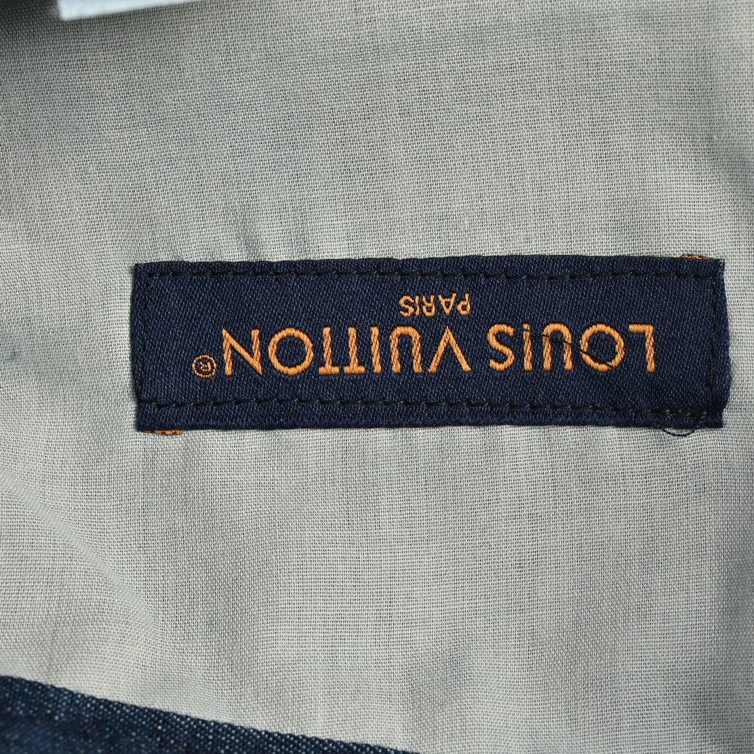 Louis Vuitton 24ss cord embroidered denim shorts